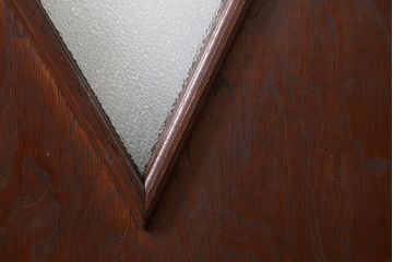 アンティーク 大正ロマン　ダイヤガラス入りのレトロなドア(扉)