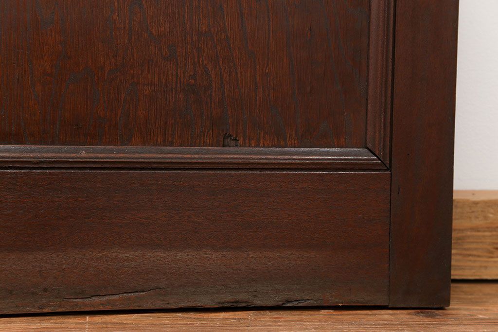 アンティーク 大正ロマン　ダイヤガラス入りのレトロなドア(扉)