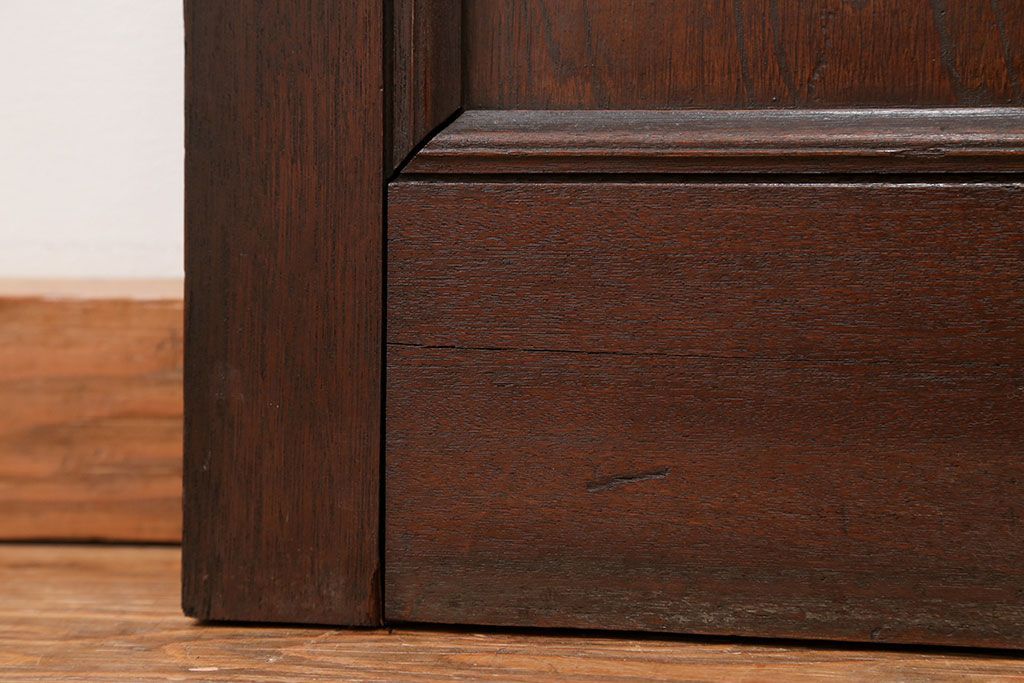 アンティーク 大正ロマン　ダイヤガラス入りのレトロなドア(扉)