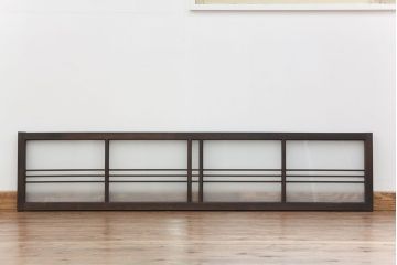 アンティーク ダイヤガラスとすりガラスの明り取り(欄間)