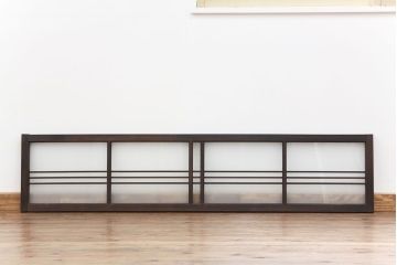 アンティーク ダイヤガラスとすりガラスの明り取り(欄間)