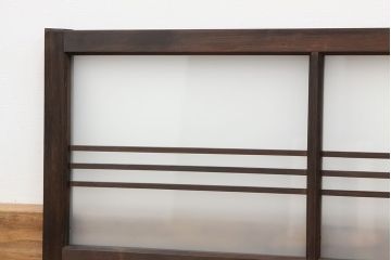 アンティーク ダイヤガラスとすりガラスの明り取り(欄間)