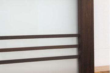 アンティーク ダイヤガラスとすりガラスの明り取り(欄間)