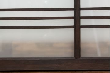 アンティーク ダイヤガラスとすりガラスの明り取り(欄間)