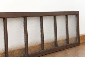 アンティーク ダイヤガラス入り!明り取り　(ガラス欄間、窓)