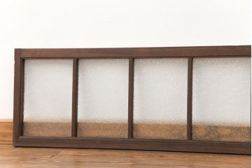 アンティーク ダイヤガラス入り!明り取り　(ガラス欄間、窓)