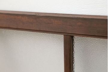 アンティーク ダイヤガラス入り!明り取り　(ガラス欄間、窓)