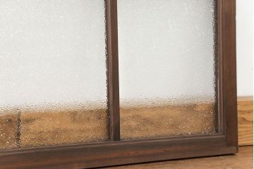 アンティーク ダイヤガラス入り!明り取り　(ガラス欄間、窓)