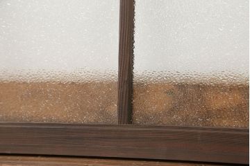 アンティーク ダイヤガラス入り!明り取り　(ガラス欄間、窓)