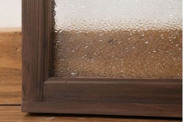 アンティーク ダイヤガラス入り!明り取り　(ガラス欄間、窓)