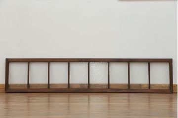 アンティーク ダイヤガラス入り!明り取り　(ガラス欄間、窓)