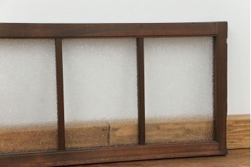 アンティーク ダイヤガラス入り!明り取り　(ガラス欄間、窓)