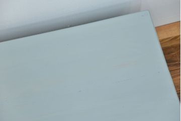 アンティーク家具　アンティークペイント 片袖机(テーブル、作業台)