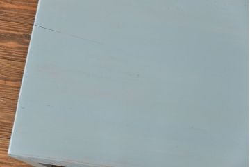アンティーク家具　アンティークペイント 片袖机(テーブル、作業台)