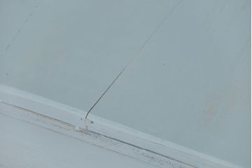 アンティーク家具　アンティークペイント 片袖机(テーブル、作業台)