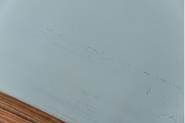 アンティーク家具　アンティークペイント 片袖机(テーブル、作業台)