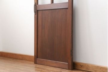 アンティーク モールガラス入りの上質な扉(ドア)