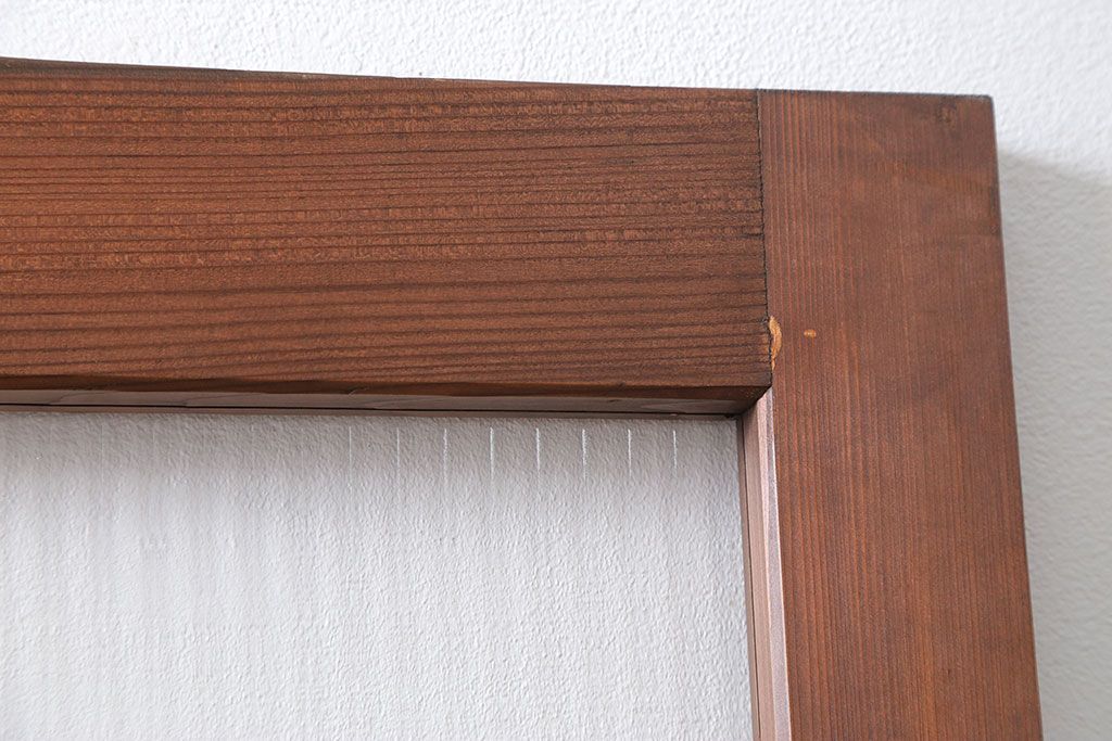 アンティーク モールガラス入りの上質な扉(ドア)