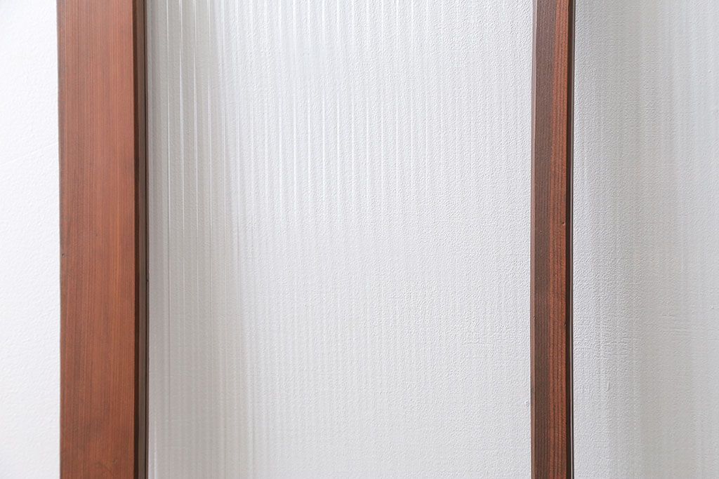 アンティーク モールガラス入りの上質な扉(ドア)