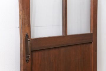 アンティーク モールガラス入りの上質な扉(ドア)