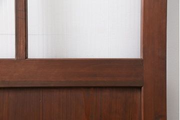 アンティーク モールガラス入りの上質な扉(ドア)