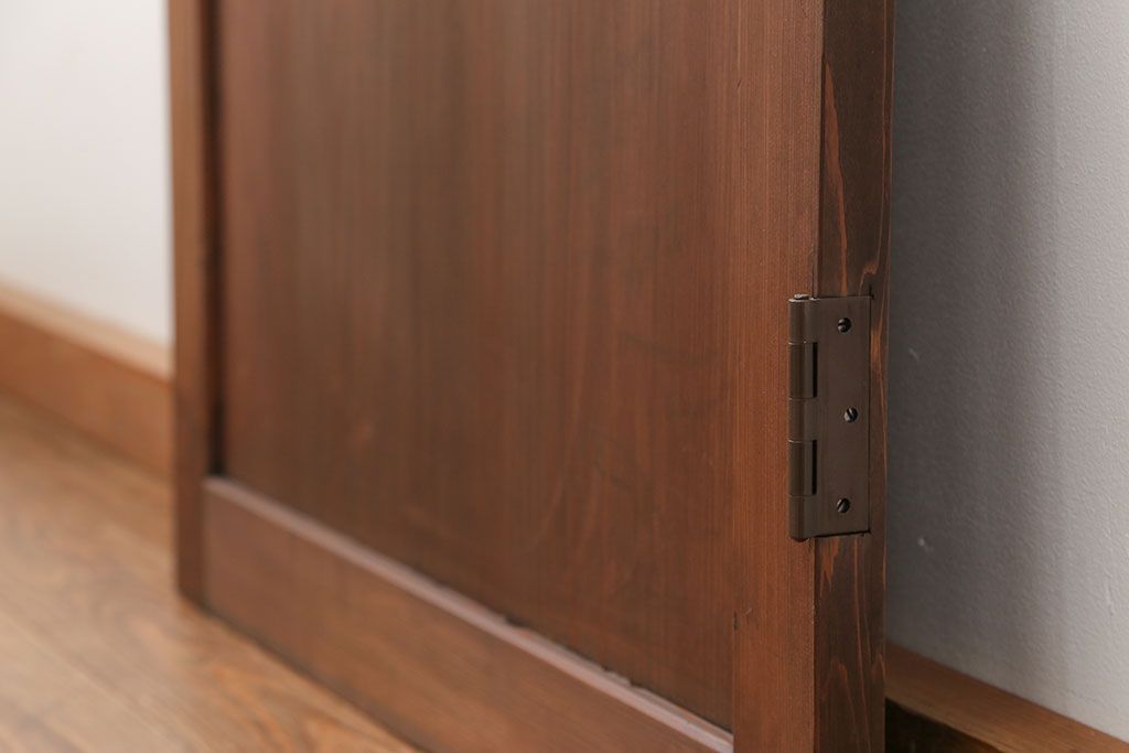 アンティーク モールガラス入りの上質な扉(ドア)