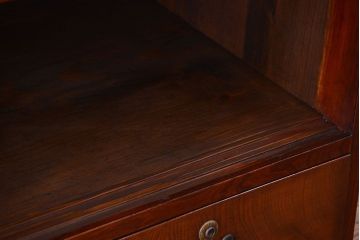 アンティーク家具　古民具・骨董 前面欅材 杢目の素晴らしい時代箪笥ローボード(収納棚)