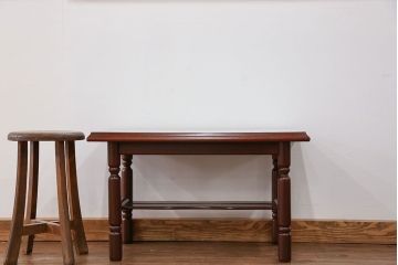 レトロ家具　昭和レトロ 1970年代 大理石風センターテーブル(机)