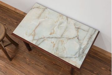 レトロ家具　昭和レトロ 1970年代 大理石風センターテーブル(机)