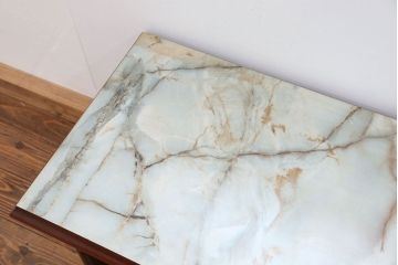 レトロ家具　昭和レトロ 1970年代 大理石風センターテーブル(机)