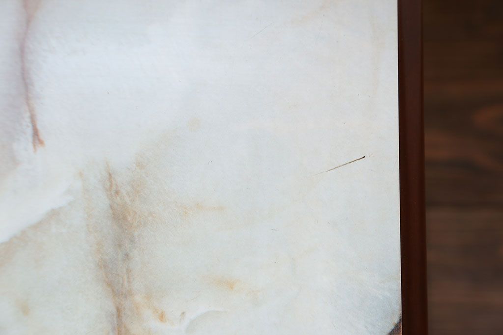 レトロ家具　昭和レトロ 1970年代 大理石風センターテーブル(机)