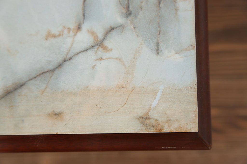 レトロ家具　昭和レトロ 1970年代 大理石風センターテーブル(机)