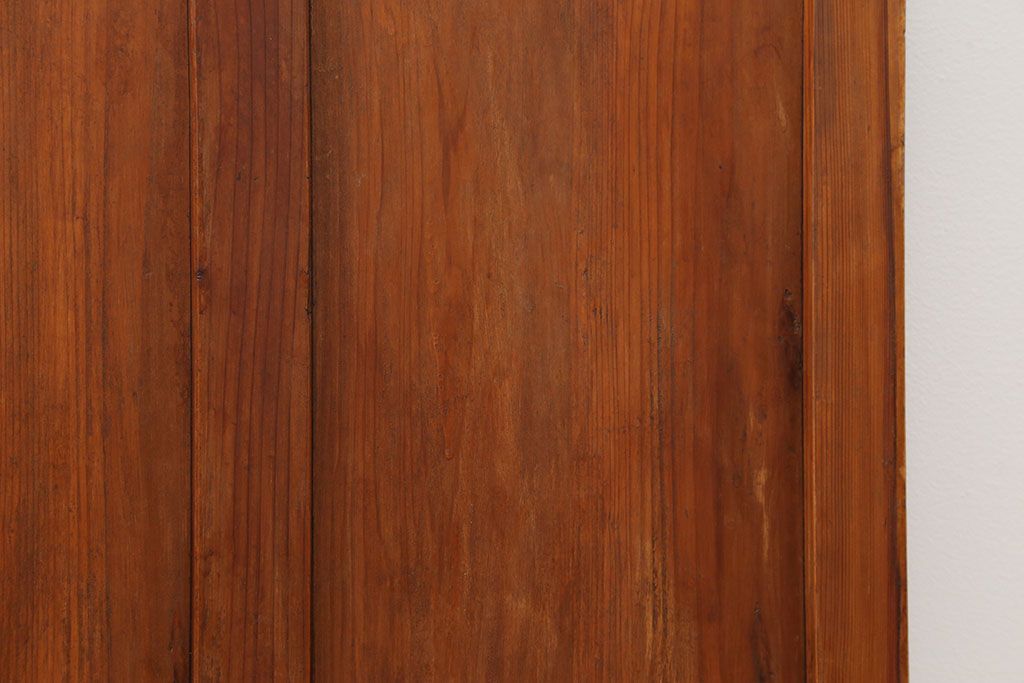 昭和レトロ すりガラス入りのシンプルなガラス戸(2)　(引き戸)