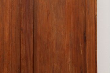 昭和レトロ すりガラス入りのシンプルなガラス戸(2)　(引き戸)