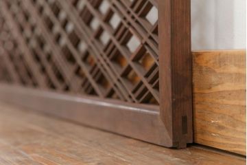 古民具・骨董 小振りな組子欄間(明り取り)