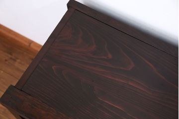 アンティーク家具　古民具・骨董 シックな収納箪笥サイドボード(水屋箪笥、帳場箪笥)