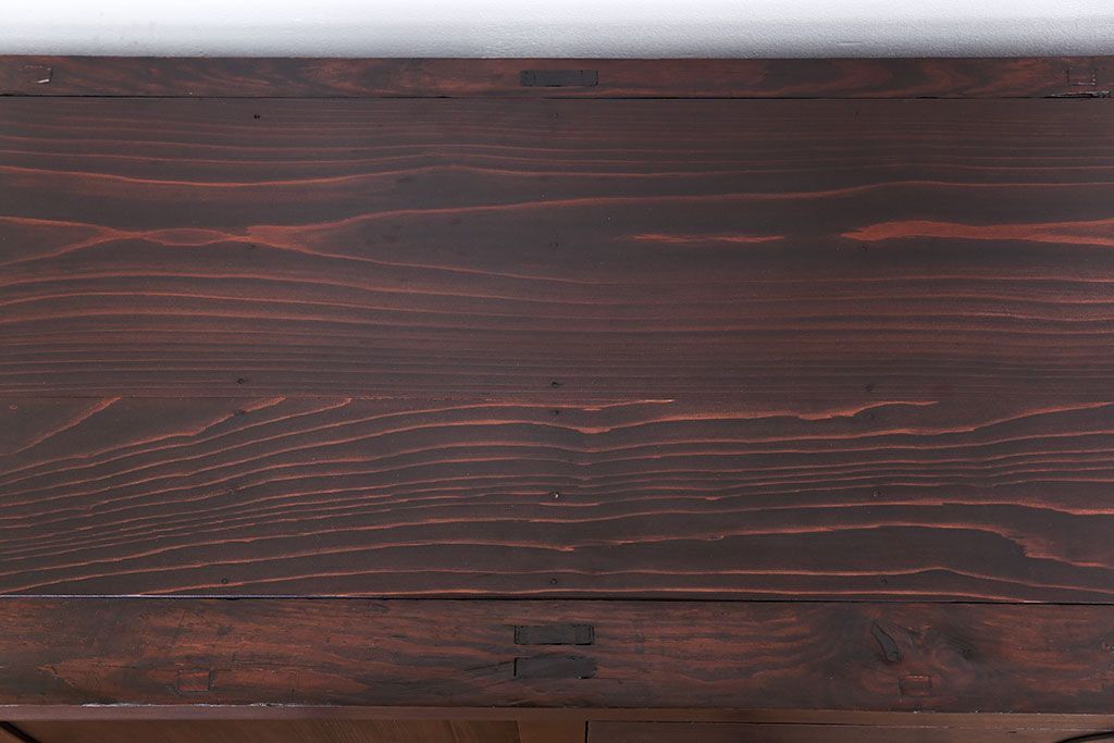 アンティーク家具　古民具・骨董 シックな収納箪笥サイドボード(水屋箪笥、帳場箪笥)