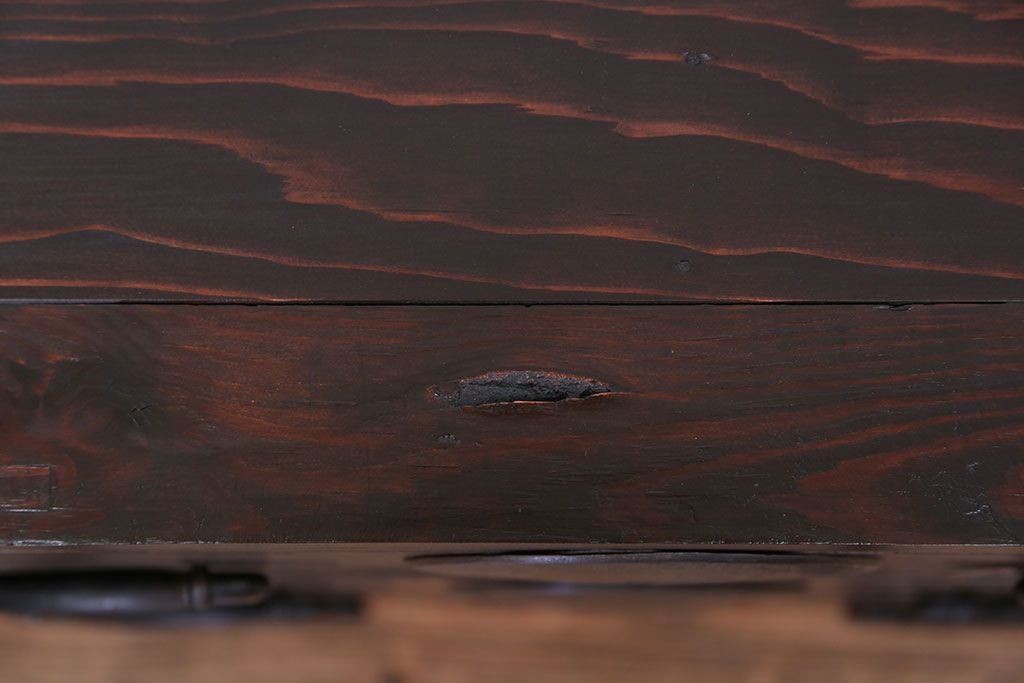 アンティーク家具　古民具・骨董 シックな収納箪笥サイドボード(水屋箪笥、帳場箪笥)