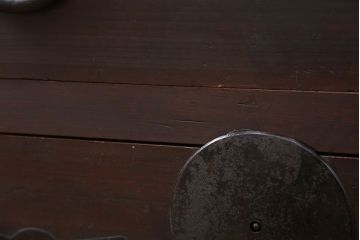 アンティーク家具　古民具・骨董 シックな収納箪笥サイドボード(水屋箪笥、帳場箪笥)