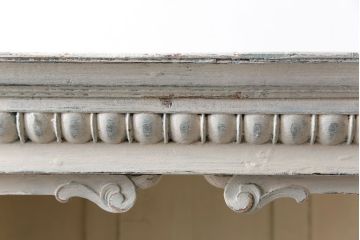 アンティーク家具　フランスアンティーク シャビーなペイントのフレンチキャビネット(2)(収納棚、飾り棚)