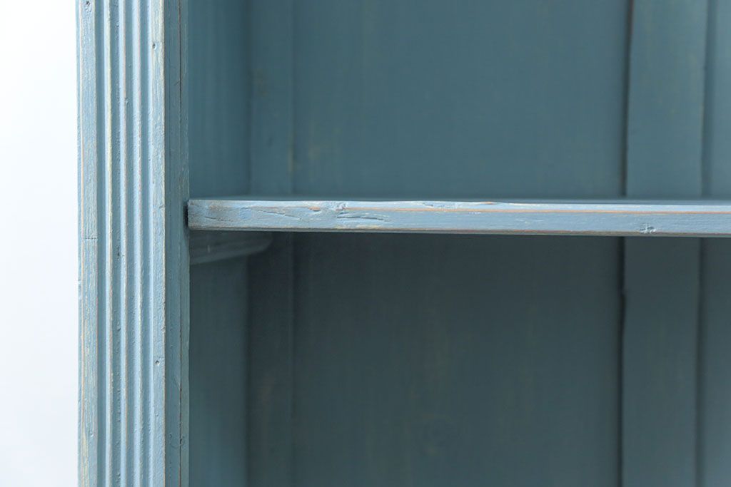 アンティーク家具 フランスアンティーク リメイク品 ペンキのはげた引き出し付きフレンチキャビネット(1)(収納棚、飾り棚)