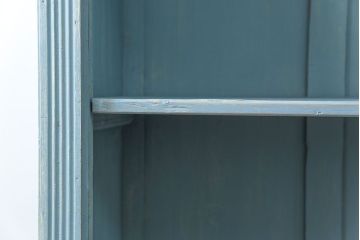 アンティーク家具 フランスアンティーク リメイク品 ペンキのはげた引き出し付きフレンチキャビネット(1)(収納棚、飾り棚)