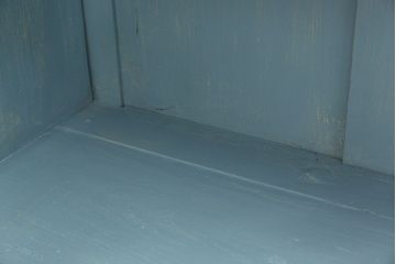 アンティーク家具 フランスアンティーク リメイク品 ペンキのはげた引き出し付きフレンチキャビネット(1)(収納棚、飾り棚)