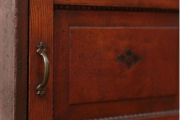 アンティーク家具　アンティーク 象嵌入りの上質な引き出し付きサイドテーブル(チェスト、小引き出し、ドロワー)