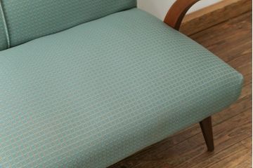 レトロ家具　昭和レトロ 1960年代 かわいいデザインのアンティークソファ