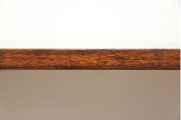 レトロ家具　昭和レトロ 折り畳み式!古い木の横長テーブル(1)