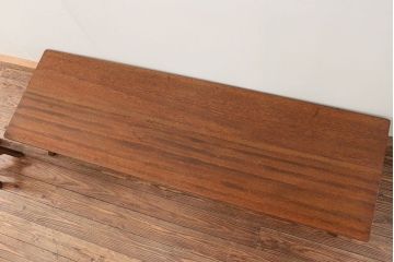 アンティーク家具　アンティーク 折り畳み式の横長テーブル(4)(作業台、机、裁ち板)