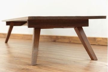 アンティーク家具　アンティーク 折り畳み式の横長テーブル(4)(作業台、机、裁ち板)
