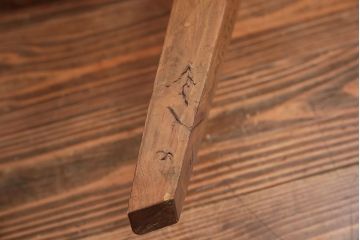 アンティーク家具　アンティーク 折り畳み式の横長テーブル(4)(作業台、机、裁ち板)