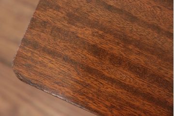 アンティーク家具　アンティーク 折り畳み式の横長テーブル(5)(作業台、机、裁ち板)